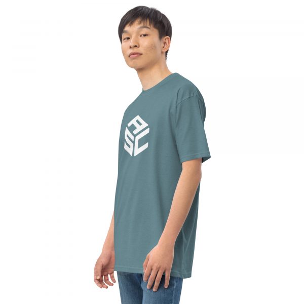 Men’s premium heavyweight tee - ASC logo front & text on back - Image 24