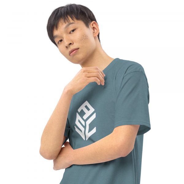 Men’s premium heavyweight tee - ASC logo front & text on back - Image 25