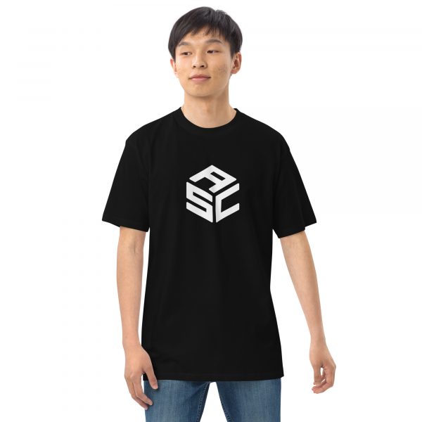 Men’s premium heavyweight tee - ASC logo front & text on back - Image 5