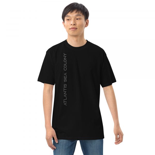 Men’s premium heavyweight tee - ASC vertical text - Image 5