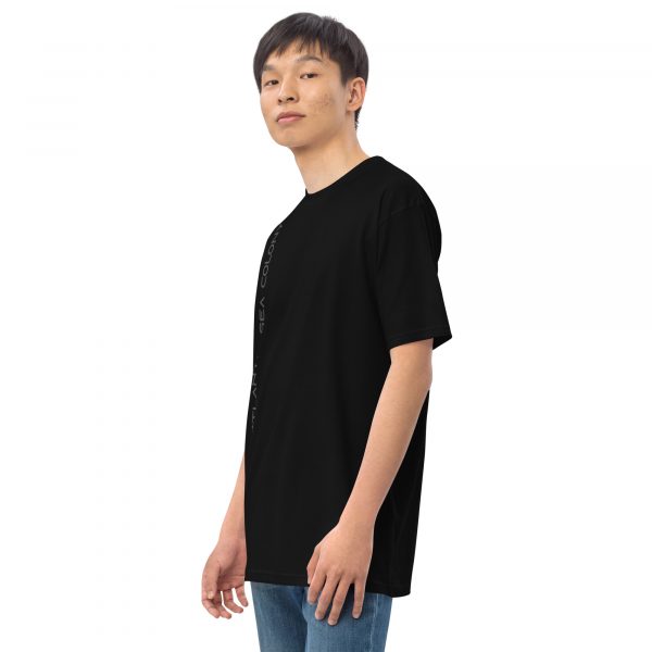 Men’s premium heavyweight tee - ASC vertical text - Image 3