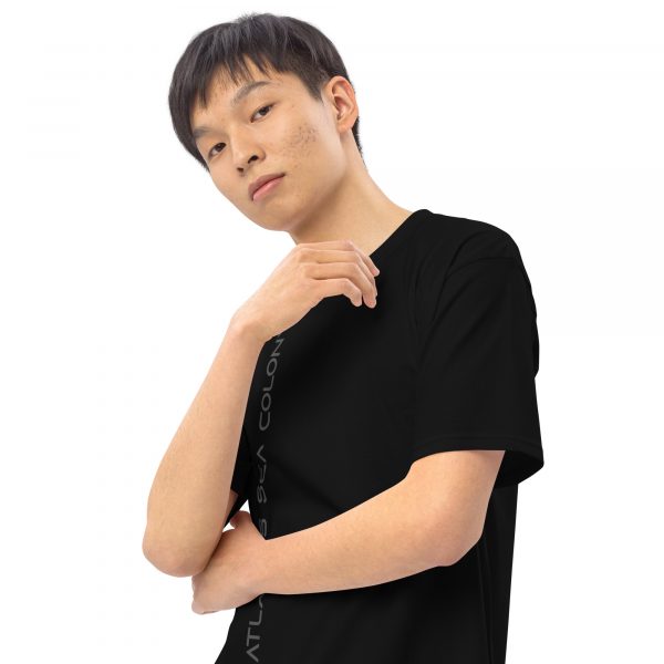 Men’s premium heavyweight tee - ASC vertical text - Image 4