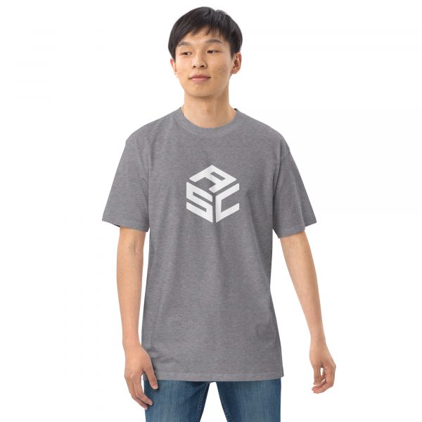 Men’s premium heavyweight tee - ASC logo front & text on back - Image 33