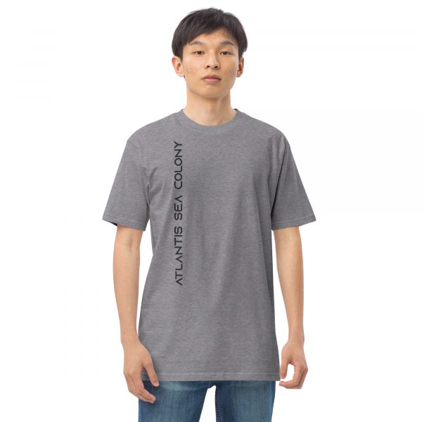 Men’s premium heavyweight tee - ASC vertical text - Image 15