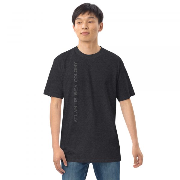 Men’s premium heavyweight tee - ASC vertical text - Image 12