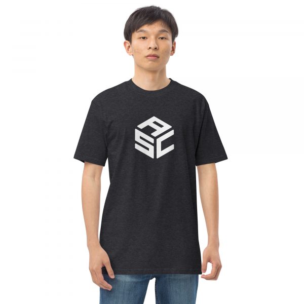 Men’s premium heavyweight tee - ASC logo front & text on back - Image 8