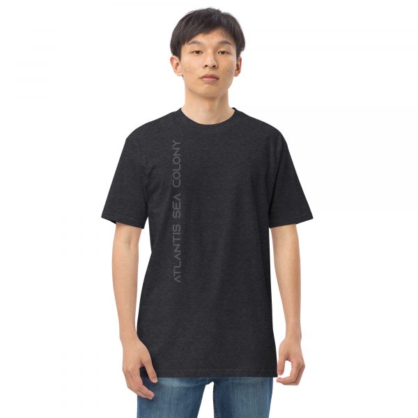 Men’s premium heavyweight tee - ASC vertical text - Image 8