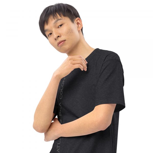 Men’s premium heavyweight tee - ASC vertical text - Image 11
