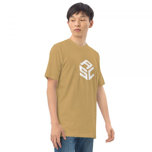 Men’s premium heavyweight tee - ASC logo front & text on back - Image 37