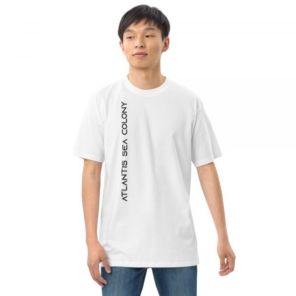 Men’s premium heavyweight tee - ASC vertical text - Image 26