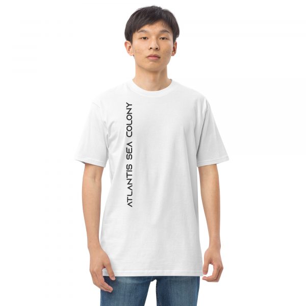 Men’s premium heavyweight tee - ASC vertical text - Image 22