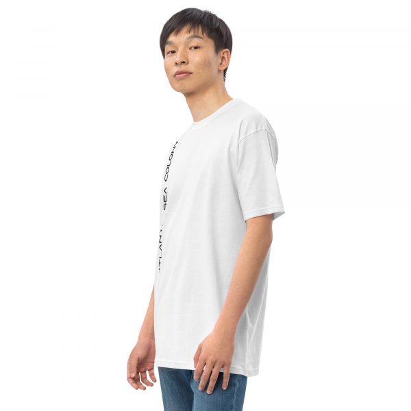 Men’s premium heavyweight tee - ASC vertical text - Image 24