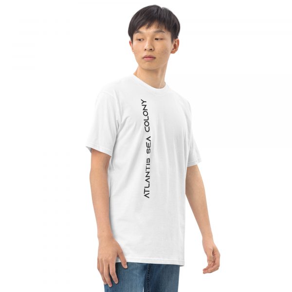 Men’s premium heavyweight tee - ASC vertical text - Image 23