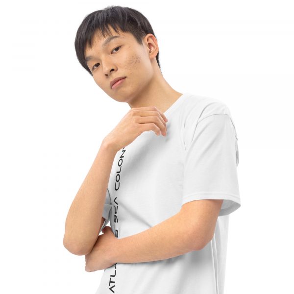 Men’s premium heavyweight tee - ASC vertical text - Image 25