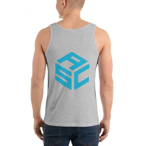 Unisex Tank Top - ASC blue logo on back - Image 7