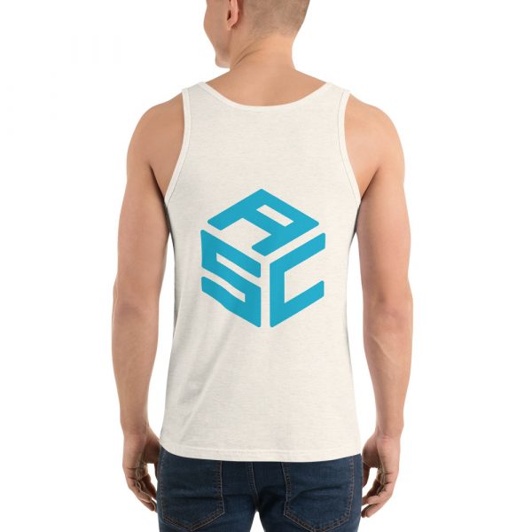 Unisex Tank Top - ASC blue logo on back - Image 8