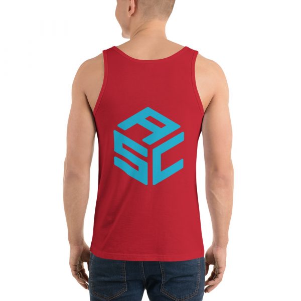 Unisex Tank Top - ASC blue logo on back - Image 4