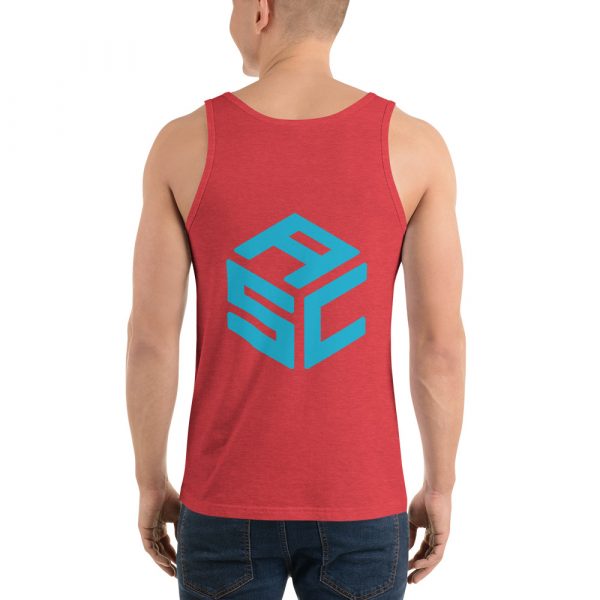 Unisex Tank Top - ASC blue logo on back - Image 6