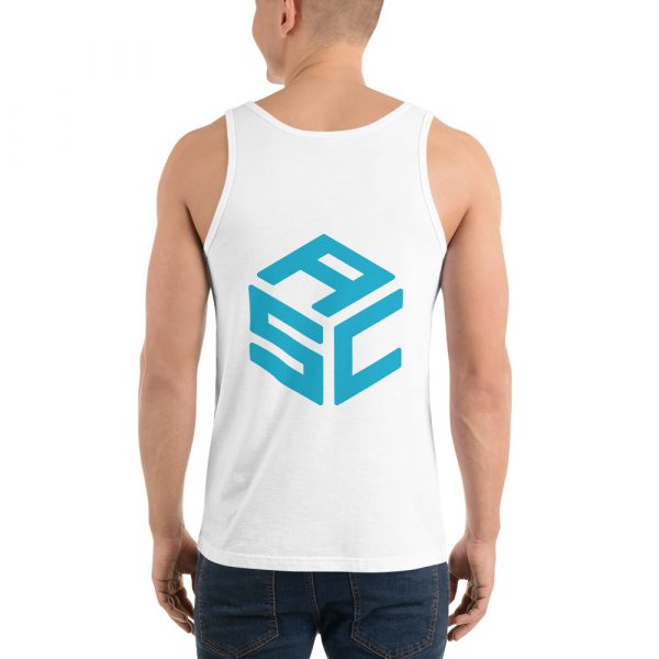 Unisex Tank Top - ASC blue logo on back - Image 9