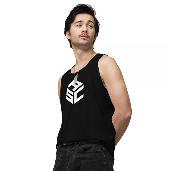 ASC 1 ATM Living Men’s premium tank top - Image 4