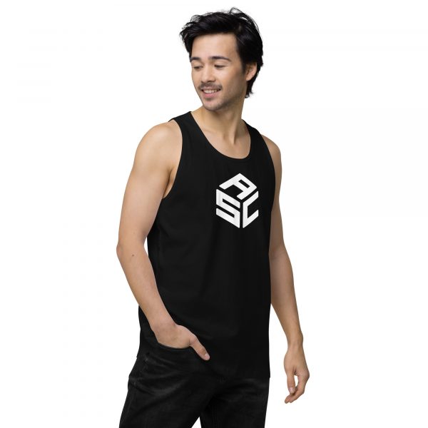 ASC 1 ATM Living Men’s premium tank top - Image 3