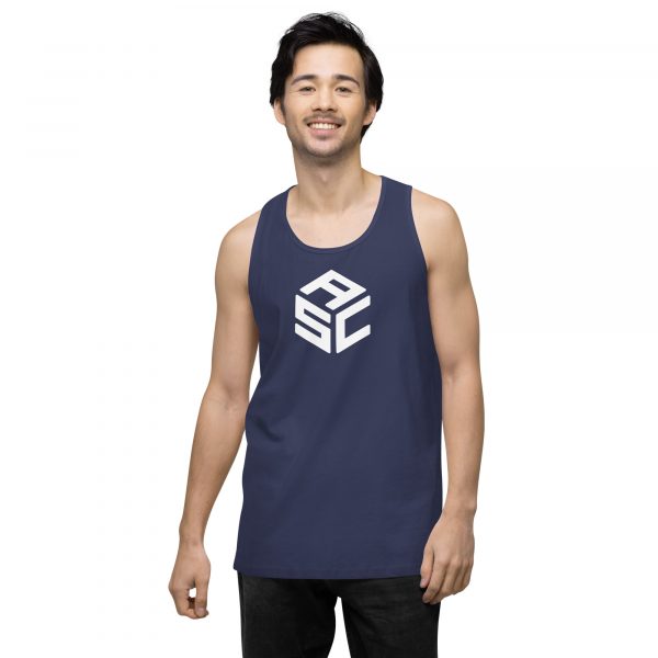 ASC 1 ATM Living Men’s premium tank top - Image 22
