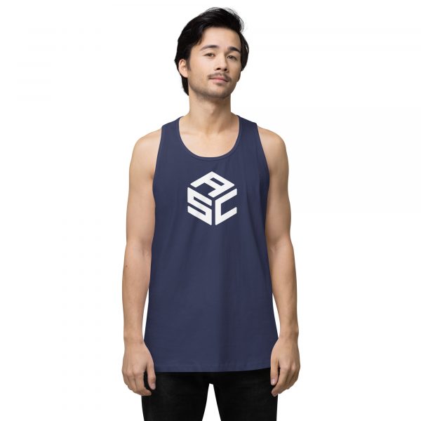 ASC 1 ATM Living Men’s premium tank top - Image 21