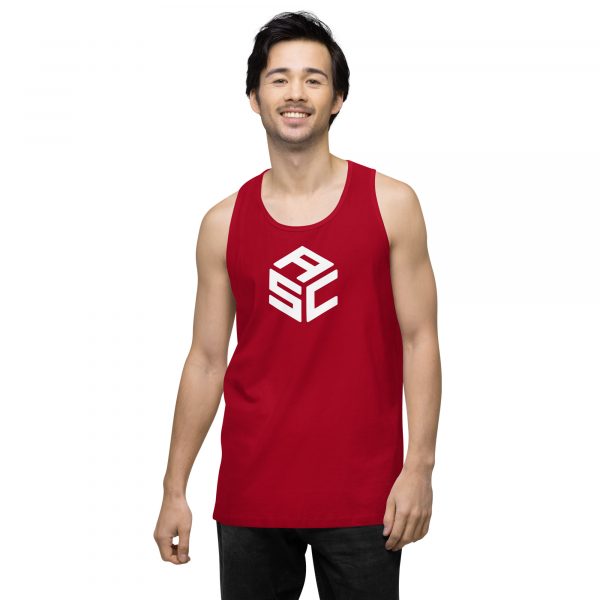 ASC 1 ATM Living Men’s premium tank top - Image 12
