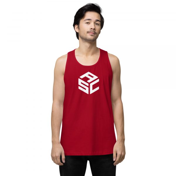 ASC 1 ATM Living Men’s premium tank top - Image 11
