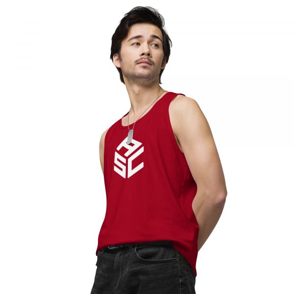 ASC 1 ATM Living Men’s premium tank top - Image 14